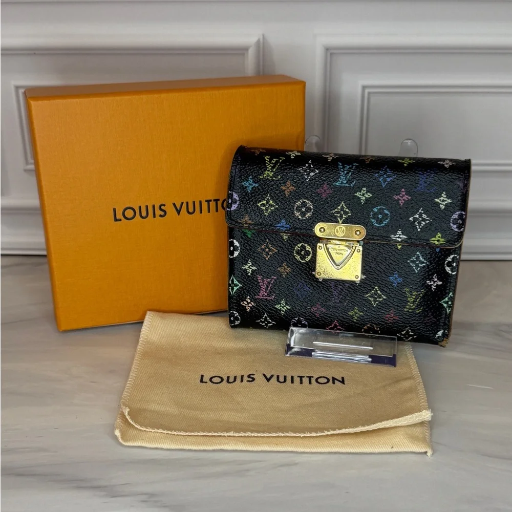 Louis Vuitton x Murakami Multicolor Koala Compact Wallet | Full Inclusion